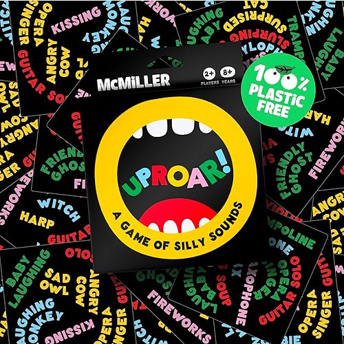 Miniatura 6 de UPROAR! Juego de cartas familiar a juego de sonido – Divertido juego rápido para niños mayores de 7 años, padres y adolescentes | Fácil de aprender,