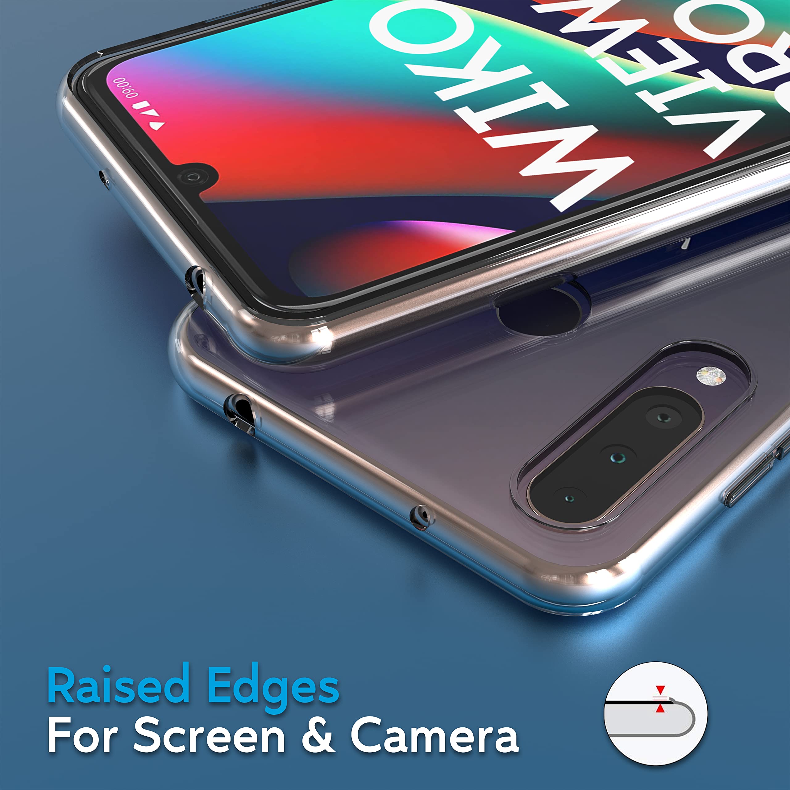 Custodia Compatibile Con Wiko View 4 Cover Trasparente In