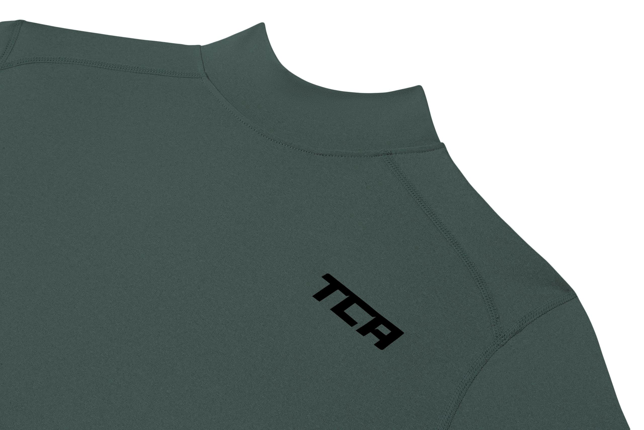 TCA PRO Performance Uomo Maglia Collo Alto a Maniche Lunghe