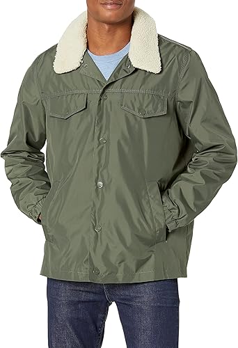 nylon trucker jacket