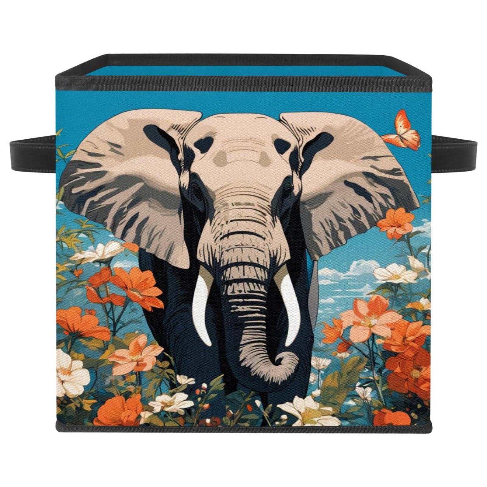 Panier de rangement éléphant pour stopper le désordre des jouets