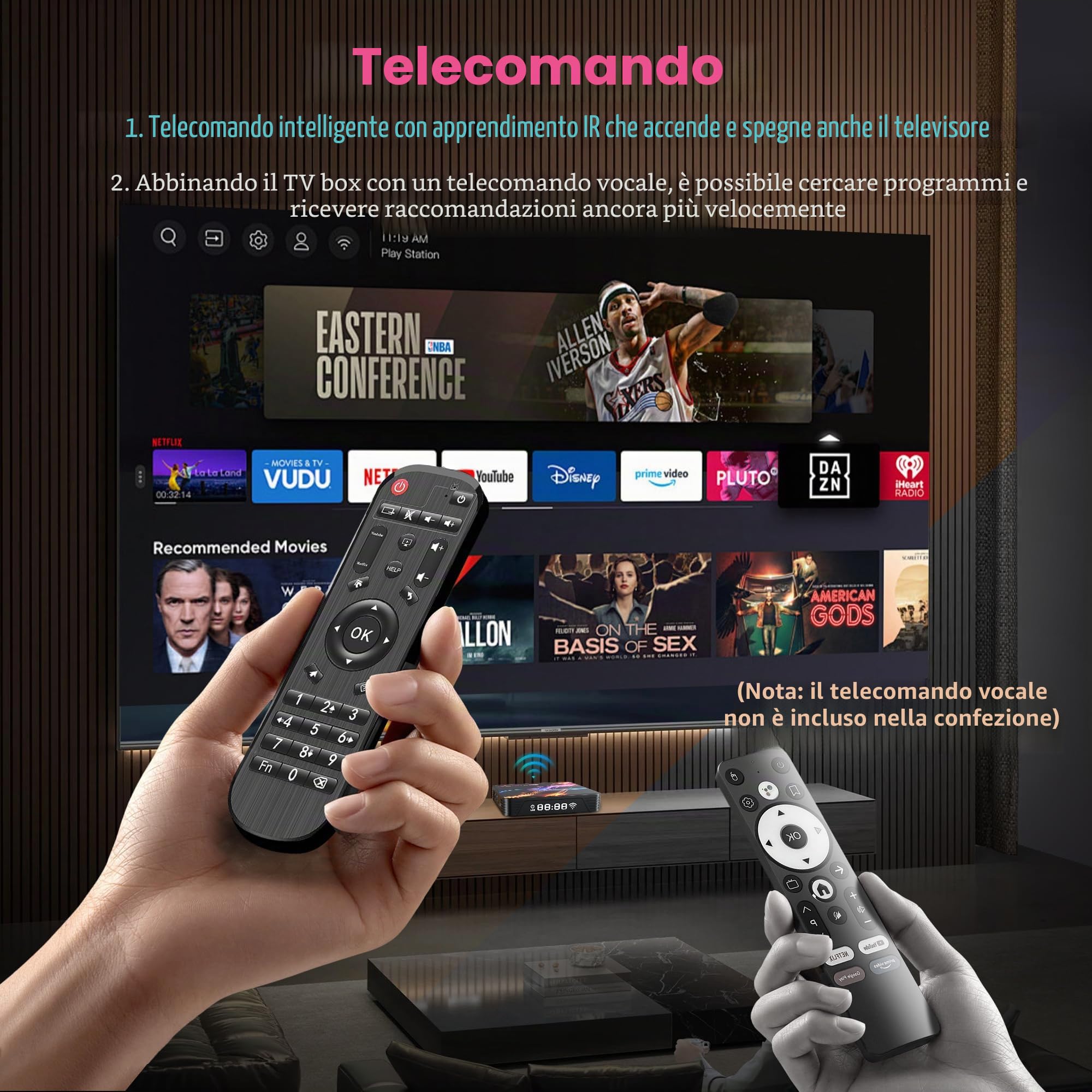 GREVA 8K Android 14.0 TV Box 2026, 8K Android Box 4 GB RAM 64 GB ROM Smart TV Box RK3528 unterstützt Chipsatz 2,4 GHz/5,0 GHz Dual WiFi6 HDR10 BT5.0 USB3.0 Ethernet LAN 3D HD Internet TV Box Bluetooth