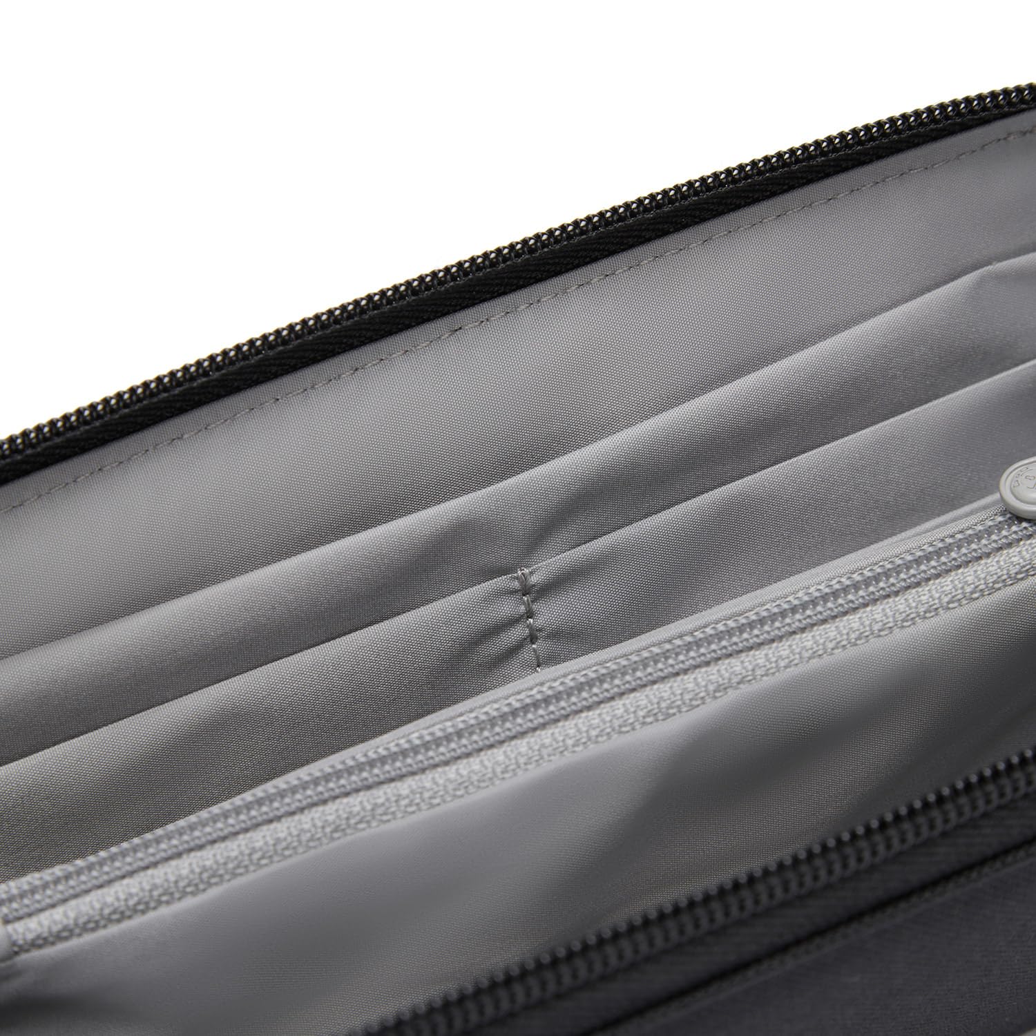 Pacsafe Rfidsafe portfel kontynentalny blokujący RFID, kruczoczarny, jeden rozmiar, portfel kontynentalny blokujący RFID Rfidsafe™