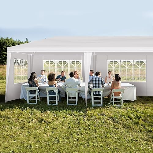 Miniatura 9 de Carpa para exteriores, carpa de fiesta de boda, refugio de campamento, refugio instantáneo comercial, tienda de campaña impermeable con paredes