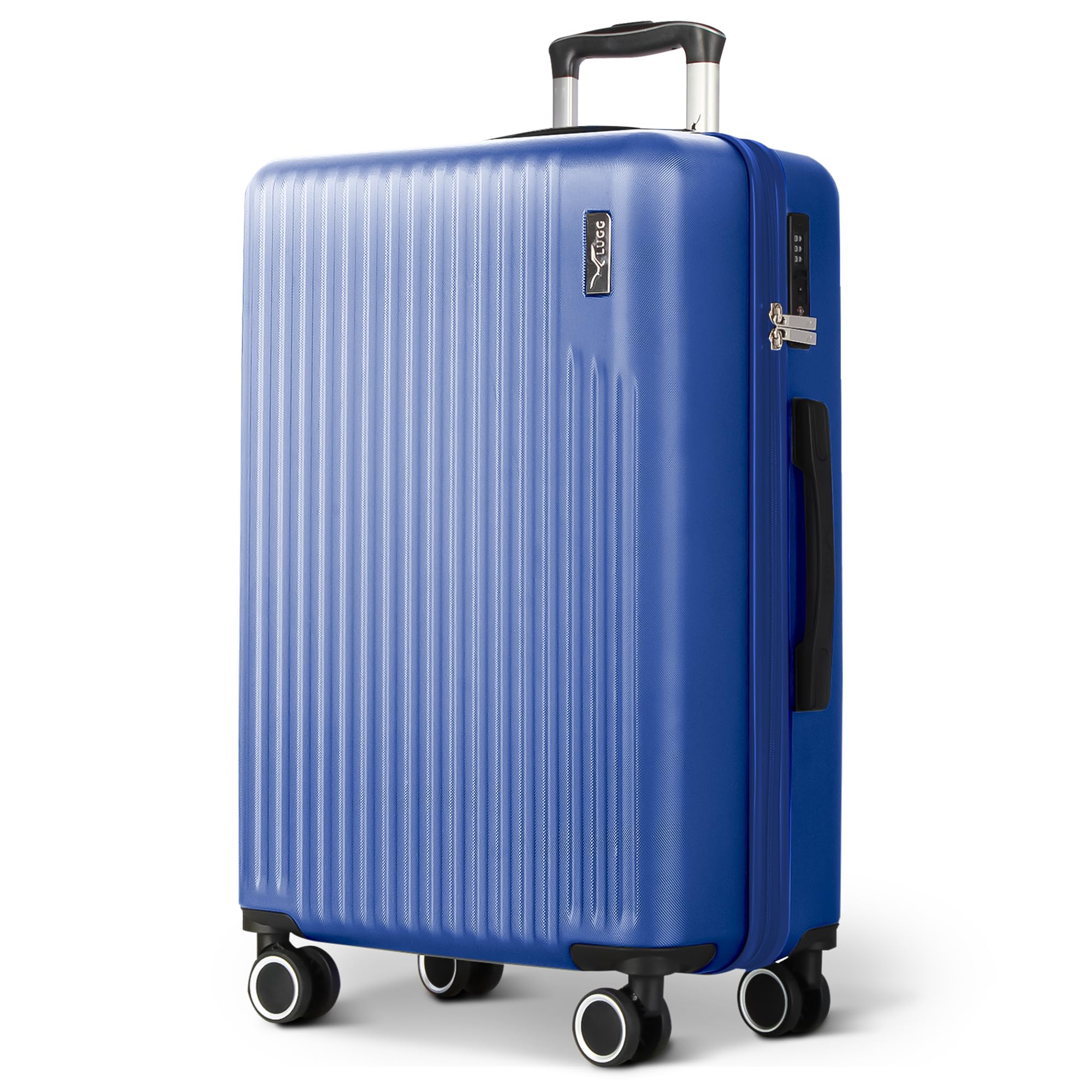 LUGG 20inch Vacay Suitcase ABS Luggage with TSA Indent Lock, Aluminium Trolley Handle, 360° Spinner Wheels, Water-Resistant & Durable Material - Airline Compatible (55 x 23 x 35cm) — view 24
