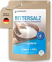 Maxxi Clean | 1 x 900 g high-purity Epsom salt | bath salt for wellness and body scrub | Epsom salt made in Germany | pure relaxation for muscles, skin and soul | magnesium suitable for garden care