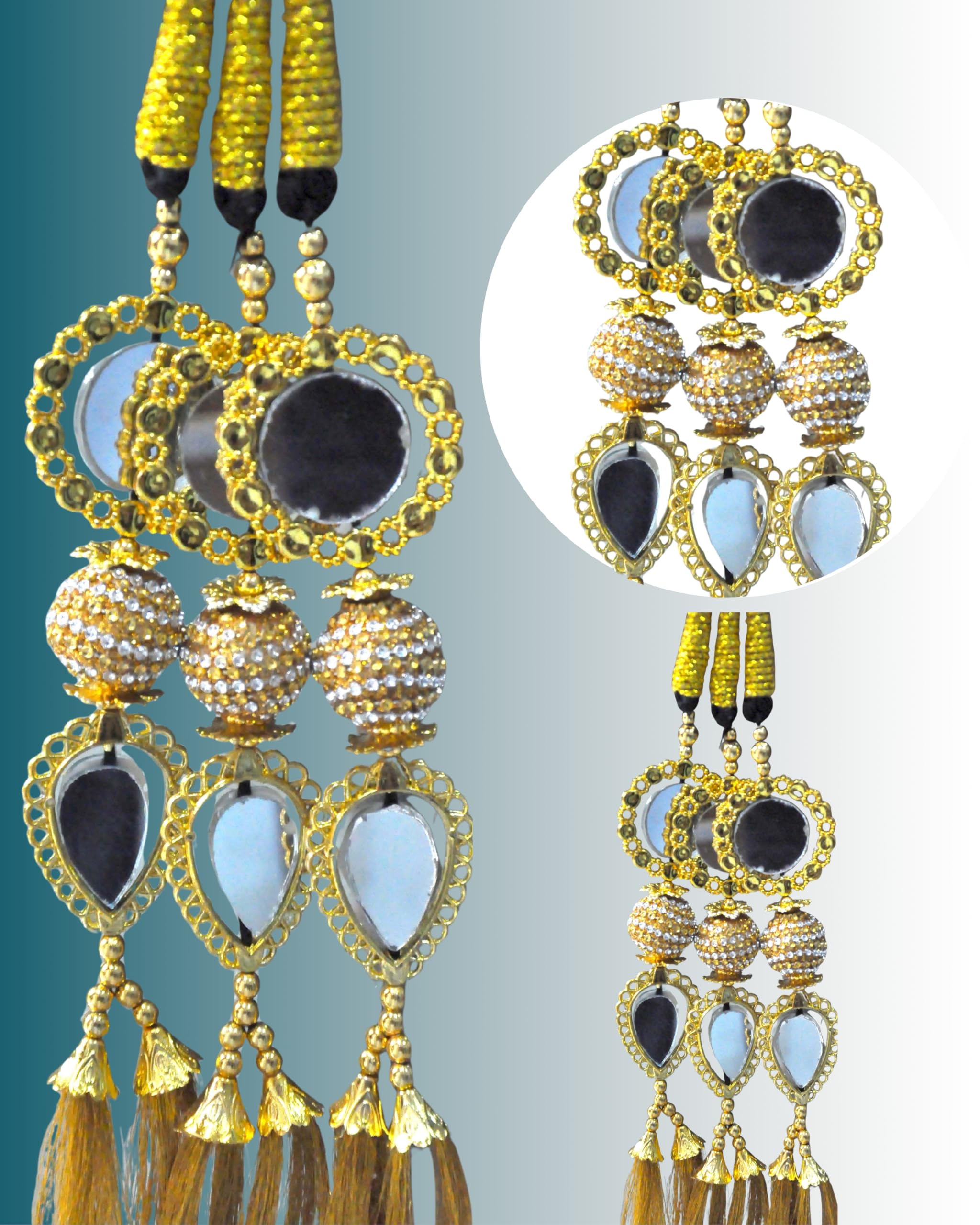 Punjabi Parandi Paranda Choti Braid/Tassles Hair, Hair Extensions for Girls and Women Pack of 1,-image-22