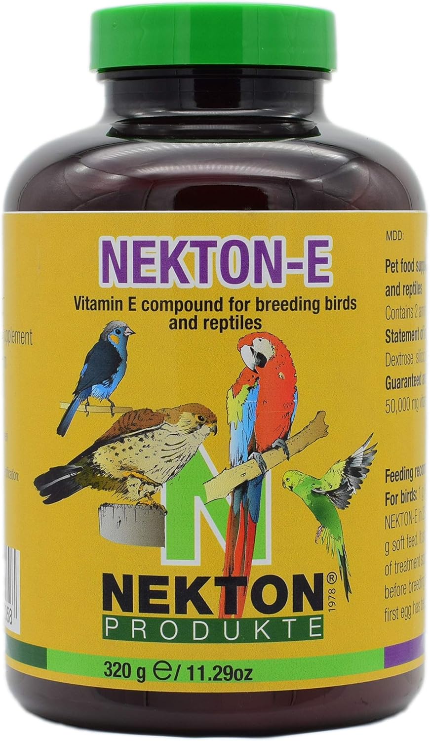 Nekton E Vitamin E Supplement for Birds, 320gm Pet