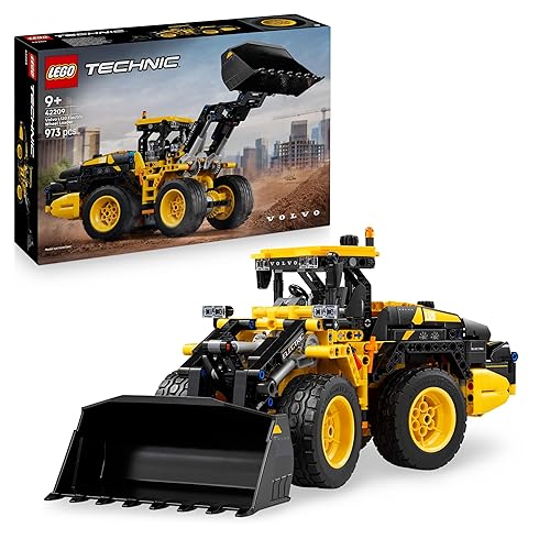 LEGO Technic Pala Gommata Volvo L120 Electric - Ruspa Giocattolo da Cantiere con Sterzo Articolato e Pala Mobile - Regalo di Compleanno per Bambini da 9 Anni in su - 42209