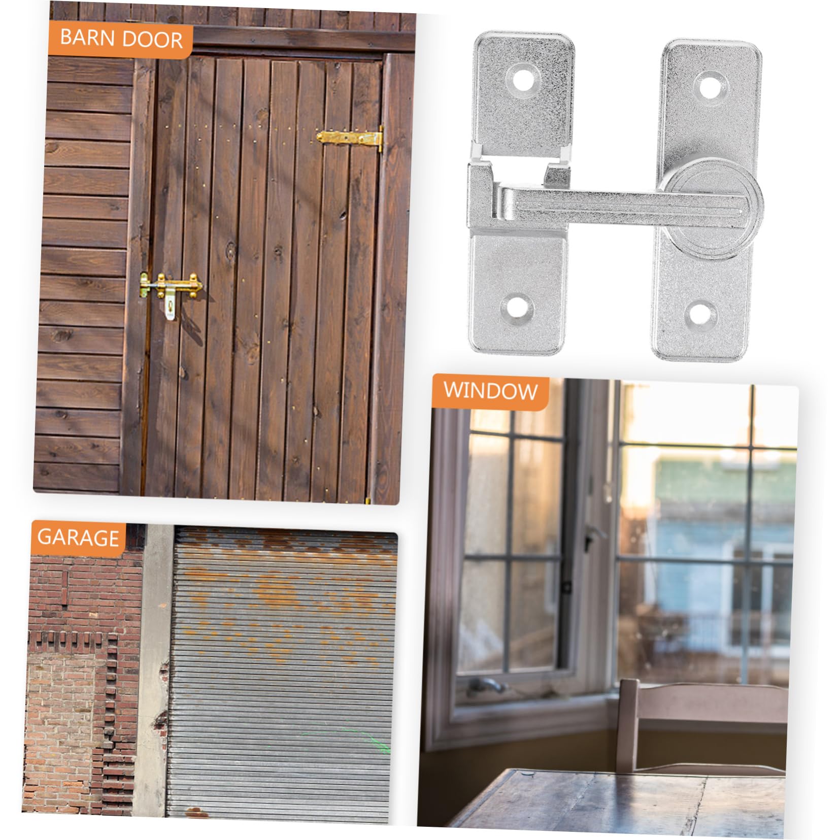 POPETPOP 5stücke Barn Door Lock Türschloss Schiebetürverriegelung Für Privatsphäre Einfache Installation Und Langlebig Für Scheunentüren Und Garagen