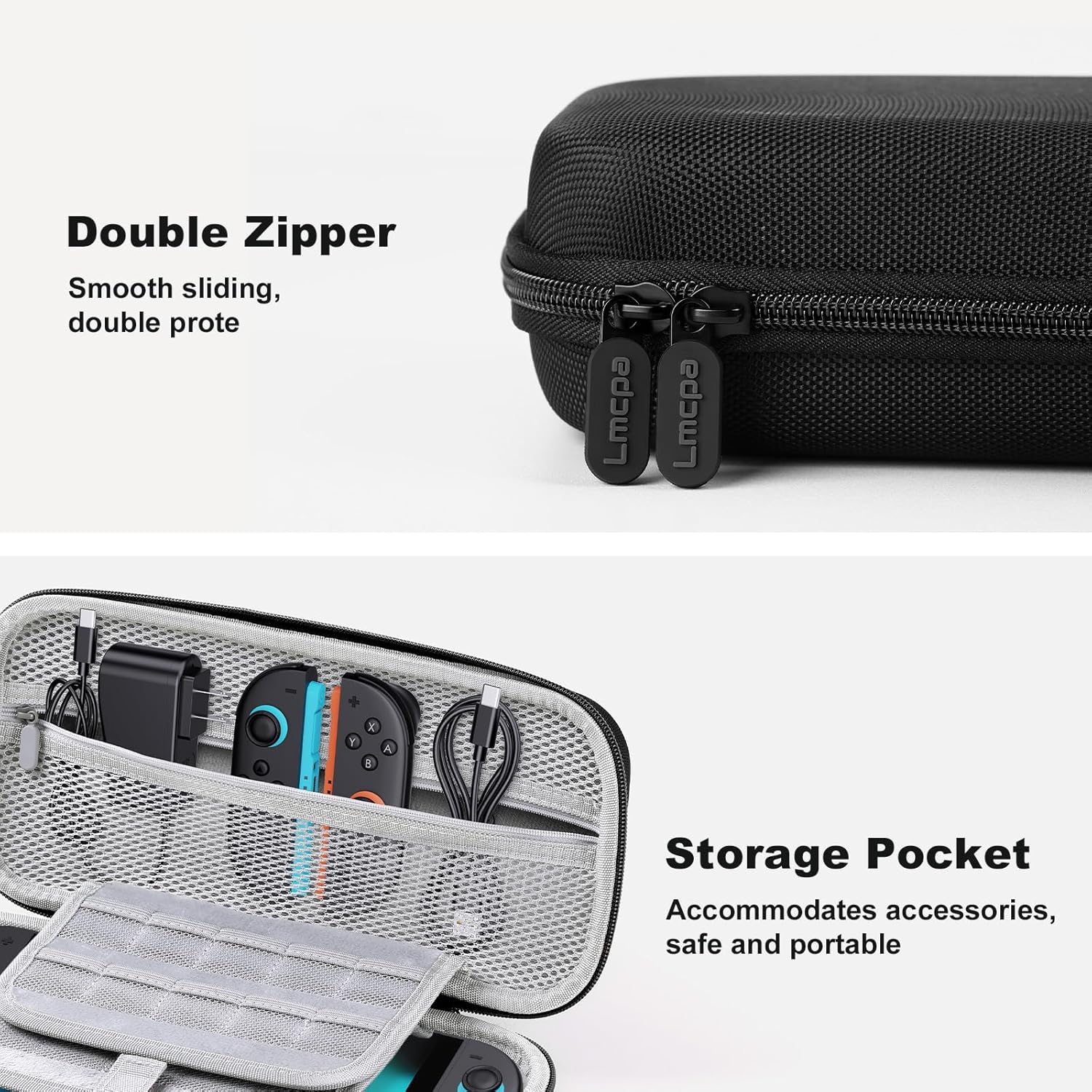 Lmcpa Accessories Bundle for Nintendo Switch 2 (2025), Gift Kit with Carrying Case, Dockable Protective Cover, HD Screen Protector, Silicone Anti-Slip Joy-Con Skins & More for Switch New Gen 2025 - Image 4