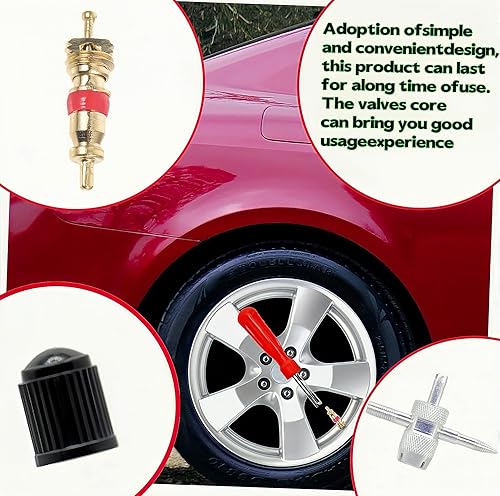 Miniatura 6 de Kit de reparación de neumáticos Filiouce de 64 piezas, kit de clavos de reparación de neumáticos de goma con 2 tamaños, tapas de neumáticos