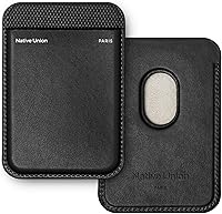 Vista 1 de Native Union Cartera (Re)Classic Magnética – Soporte para tarjetas compatible MagSafe para iPhone Air, 17, 16, 15, 14 – Extra seguro y ultra