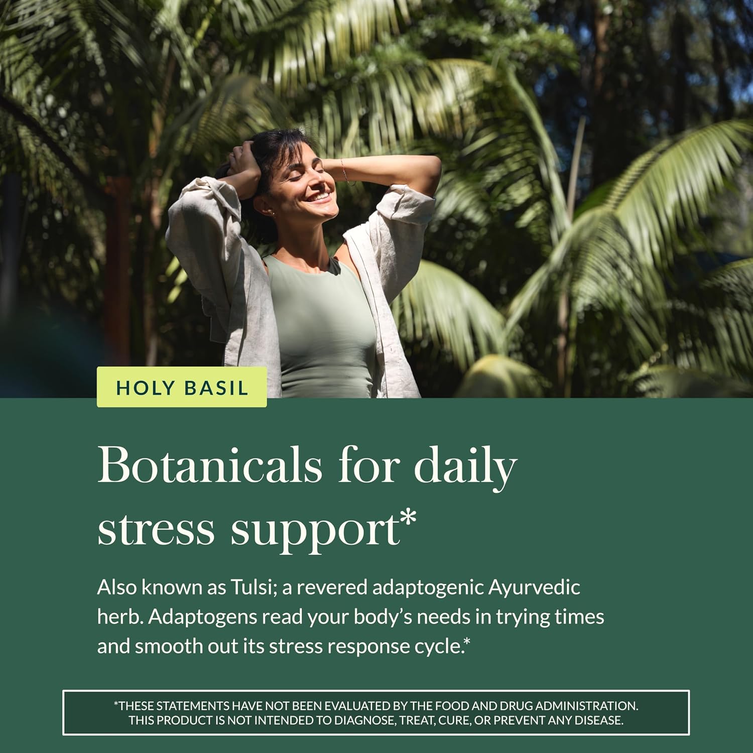 Gaia Herbs Holy Basil Leaf - Traditionally Used to Support Stress Response - Adaptogenic Ayurvedic Herb* - 120 Vegan Liquid Phyto-Caps (60 Servings) - Image 5