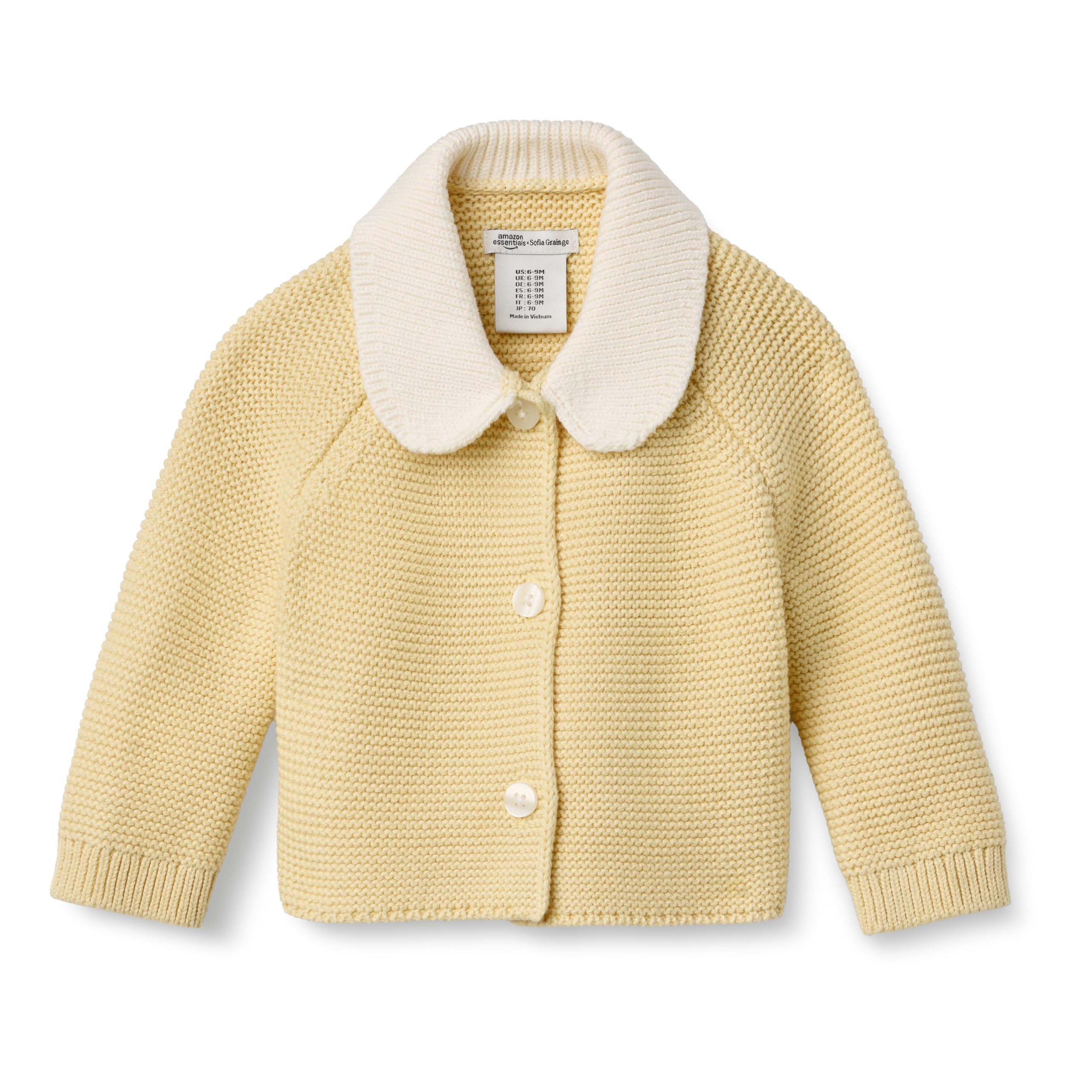 x Sofia Grainge Unisex Toddlers and Babies' Peter Pan Collar Sweater Jacket