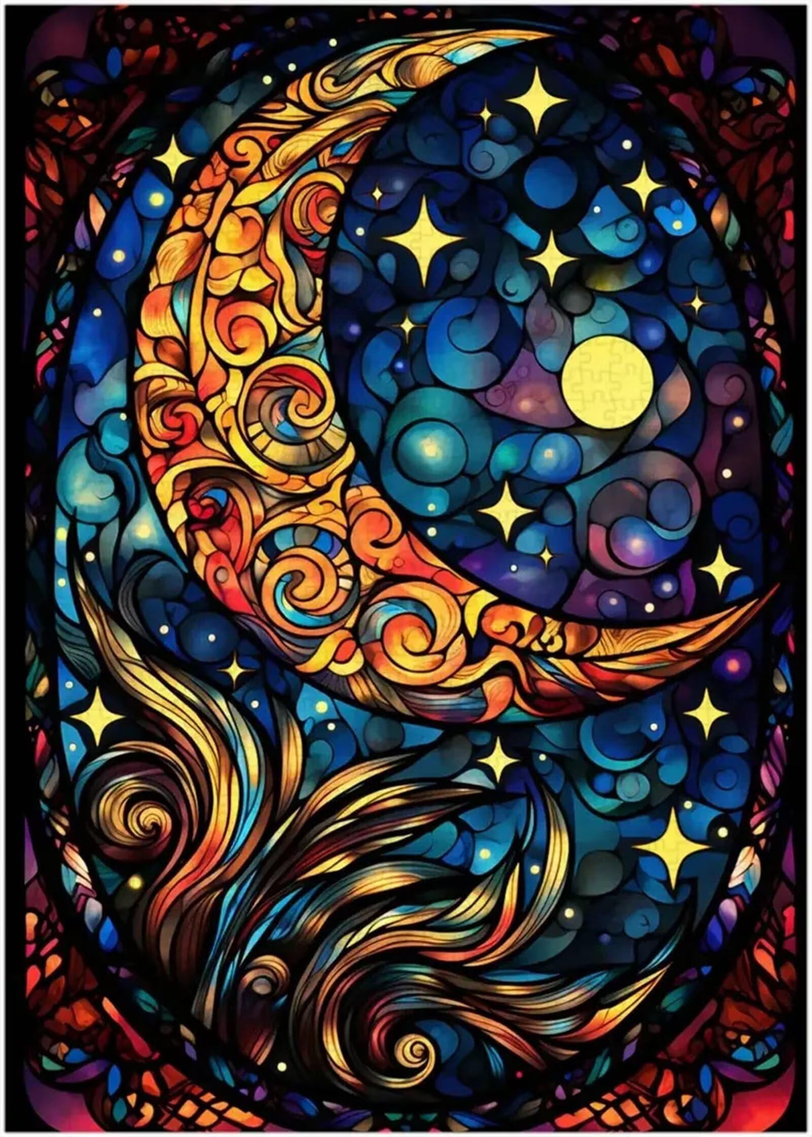 Puzzle 700 elementów Dorośli Krajobraz Księżycowy Trudne i wymagające puzzle Gry edukacyjne Klasyczne puzzle Puzzle 700 elementów Dorośli Stymulujący prezent 52 x 38 cm