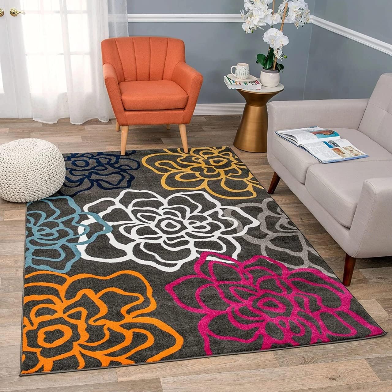Carpet of Heaven Handmade Superfine Pure Wool Carpet for Living Room Size 6x8 Multi Colour feet (B0C9X4215V) Amazon Price History, Amazon Price Tracker