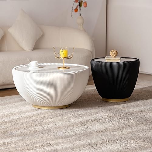 Miniatura 243 de Mesa de centro rústica marrón para sala de estar, mesas centrales rectangulares, moderna y elegante mesa de cóctel de madera para oficina en casa -