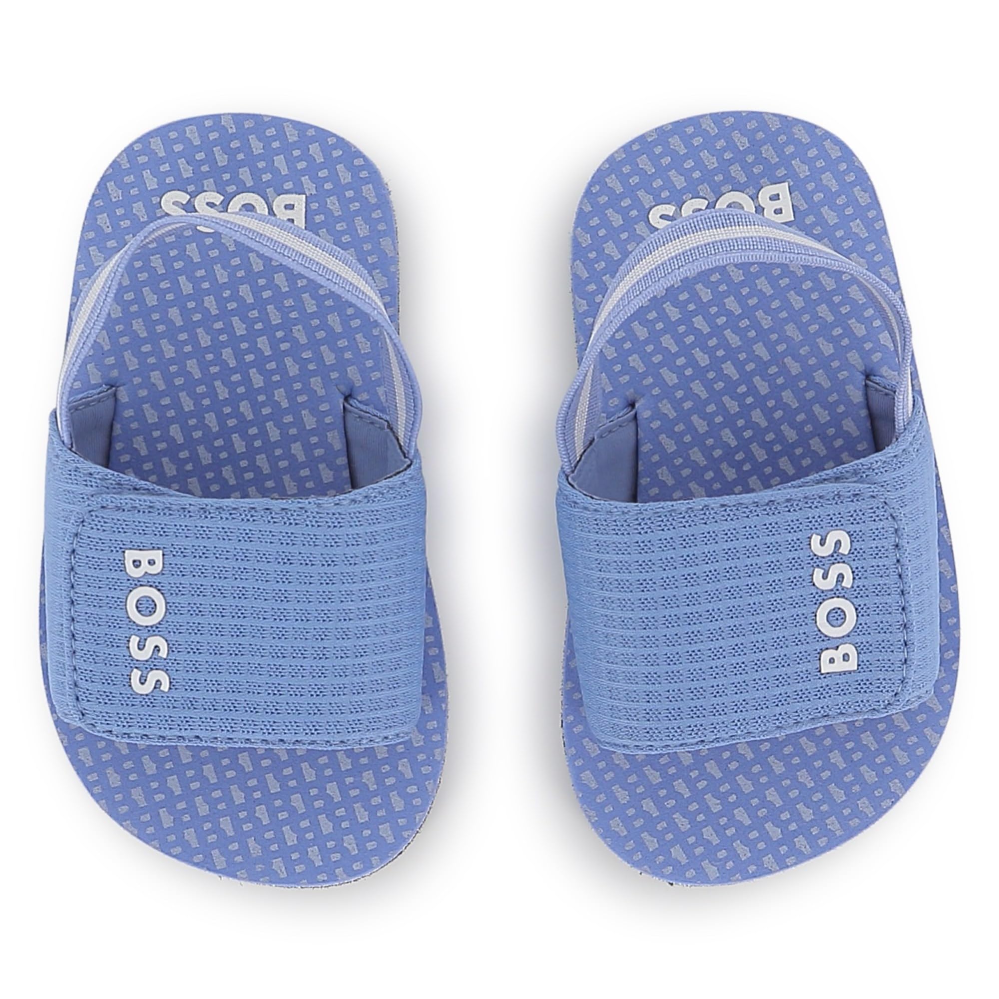 BOSS Aqua Slides Baby Boys, Blu, 25
