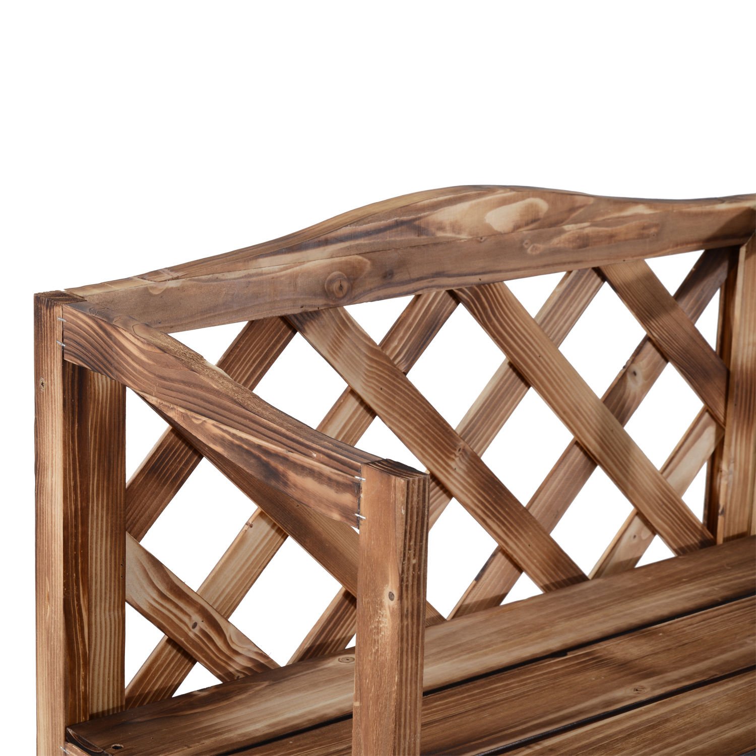 Outsunny Supporto fiori 3 livelli legno abete, scaffale fiori/piante