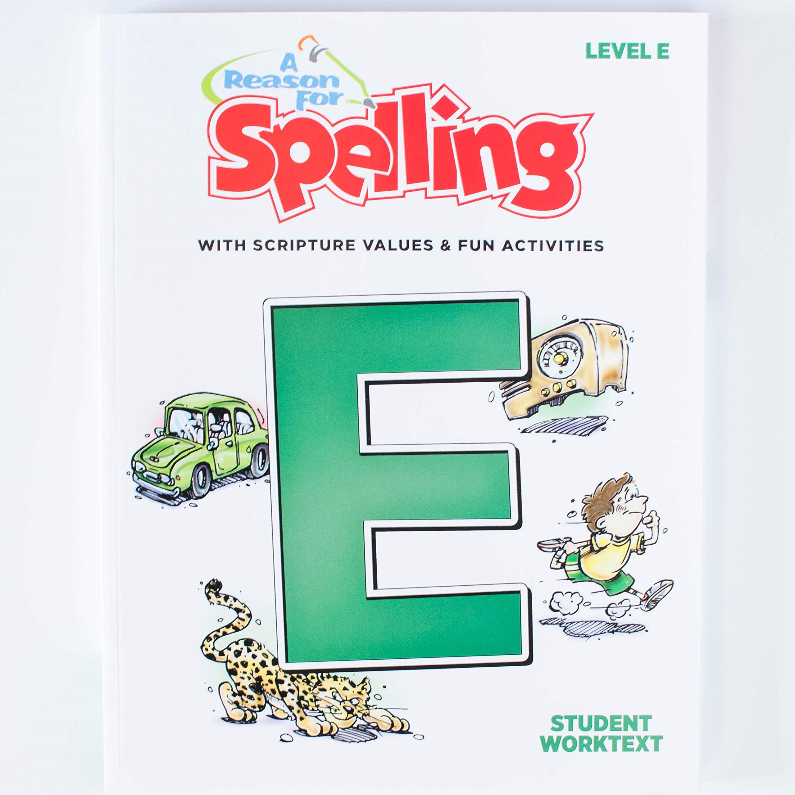 5th Grade Spelling Student Workbook Level E by A Reason For - Fifth Graders Practice Workbooks for Words, Vocabulary & Comprehension Skills - Kids Help Books for Homeschool, Classroom, & Home