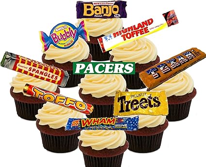 Made4you Lot De 72 Decorations Comestibles Pour Cupcakes Theme Retro Des Annees 70 Et 80 Amazon Fr Cuisine Et Maison