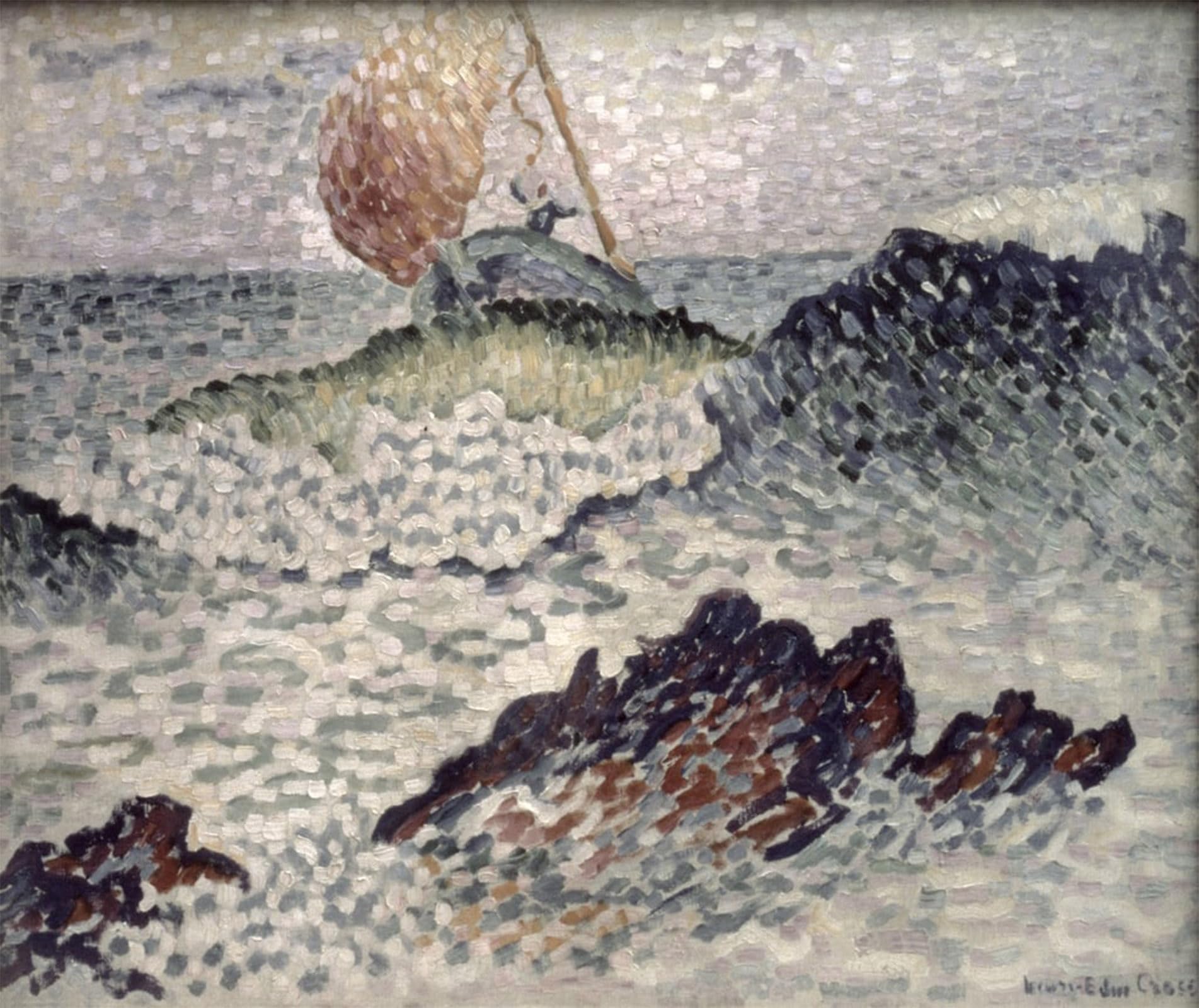 Tableaux le naufrage d'Henri Edmond Cross impression d'art mural 60x90cm - 5