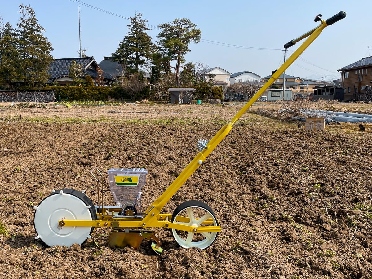 Amazon | 手押し式 播種機 ジャンシーダー 1条播き JP-1 | 播種機