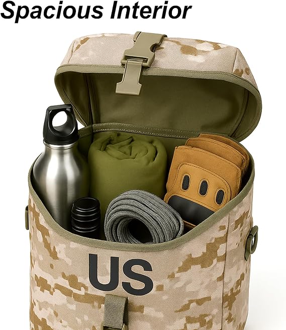 MT 2Pcs US Military MOLLE Sustainment Pouch, Army Utility Pouch