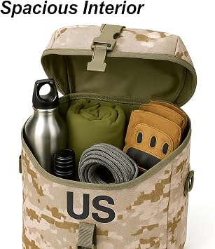 MT 2Pcs US Military MOLLE Sustainment Pouch, Army Utility Pouch