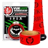 VukGripz USA Made Baseball Bat Grip Tape - Non Sticky, Friction Based, Moisture Wicking, Vibration Reducing Softball Batting Grips - Official Bat Tape Grip Supplier of USA Baseball