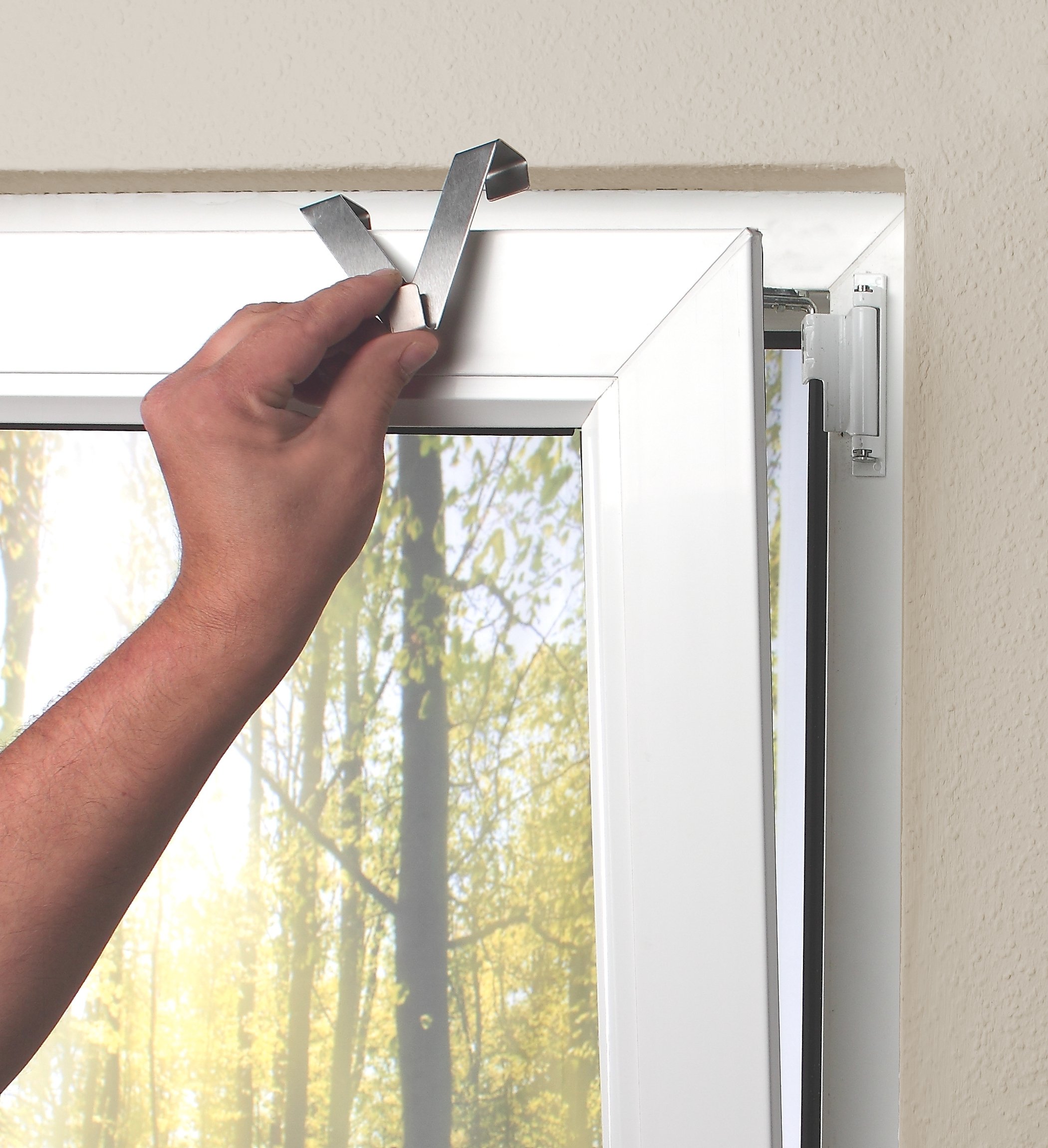 Fensterhaken EASY FIX - V-Form - 20er Pack