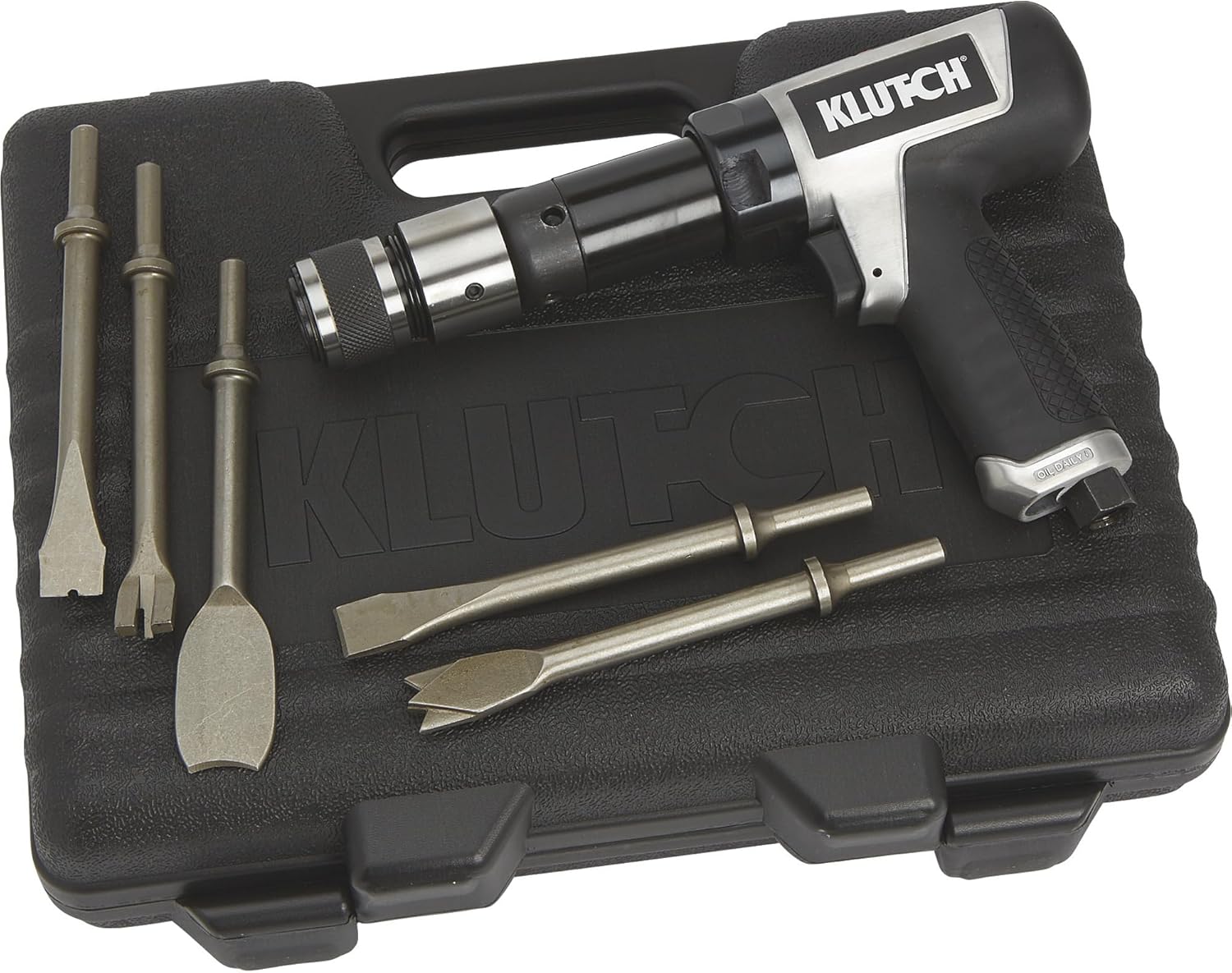 Klutch Heavy-Duty Air Hammer Kit - 6-Pc 3in. Stroke, 2500 BPM