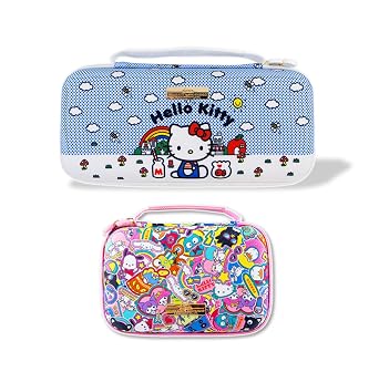 Sonix x Sanrio Nintendo Switch 2 2025 Carrying Case Good Morning Hello Kitty + NS GameCard Case Hello Kitty and Friends Stickers