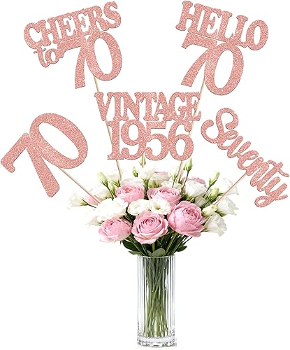 Miniatura 26 de 15 piezas de centro de mesa de feliz cumpleaños 13 palos oficiales para adolescentes vintage 2012 Hello 13 centros de mesa de flores palos saludos a