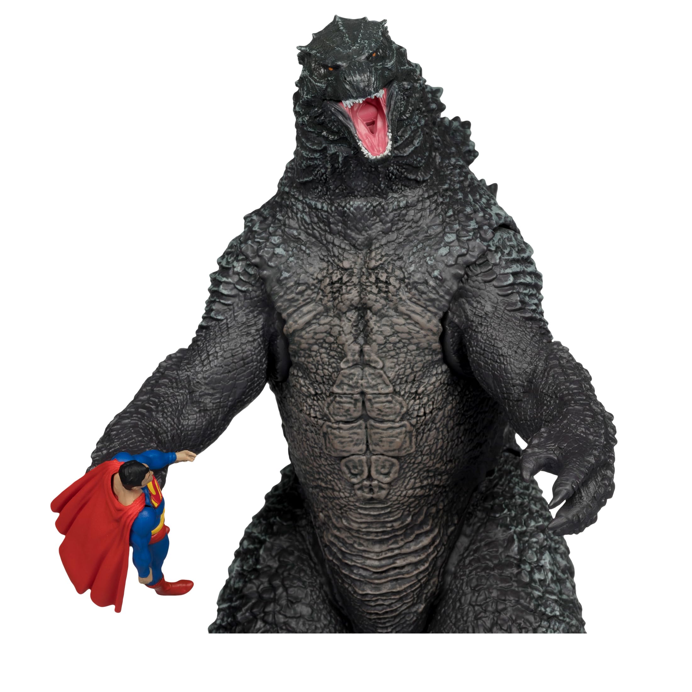 McFarlane DC Justice League Monsterverse DC Multiverse Actionfiguren 2er-Pack Superman Vs. Godzilla 30 cm | DC Multiverse Justice League vs. Godzilla vs. Kong Actionfigur, 17,8 cm, 2er-Pack – Superman vs. Godzilla