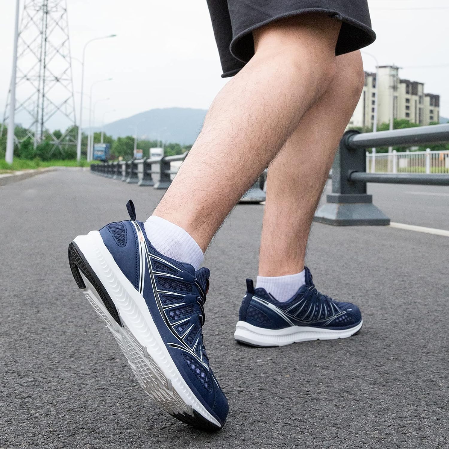 MAINCH Running Shoes for Men Athletic Fashion Sneakers Non Slip Walking Shoes