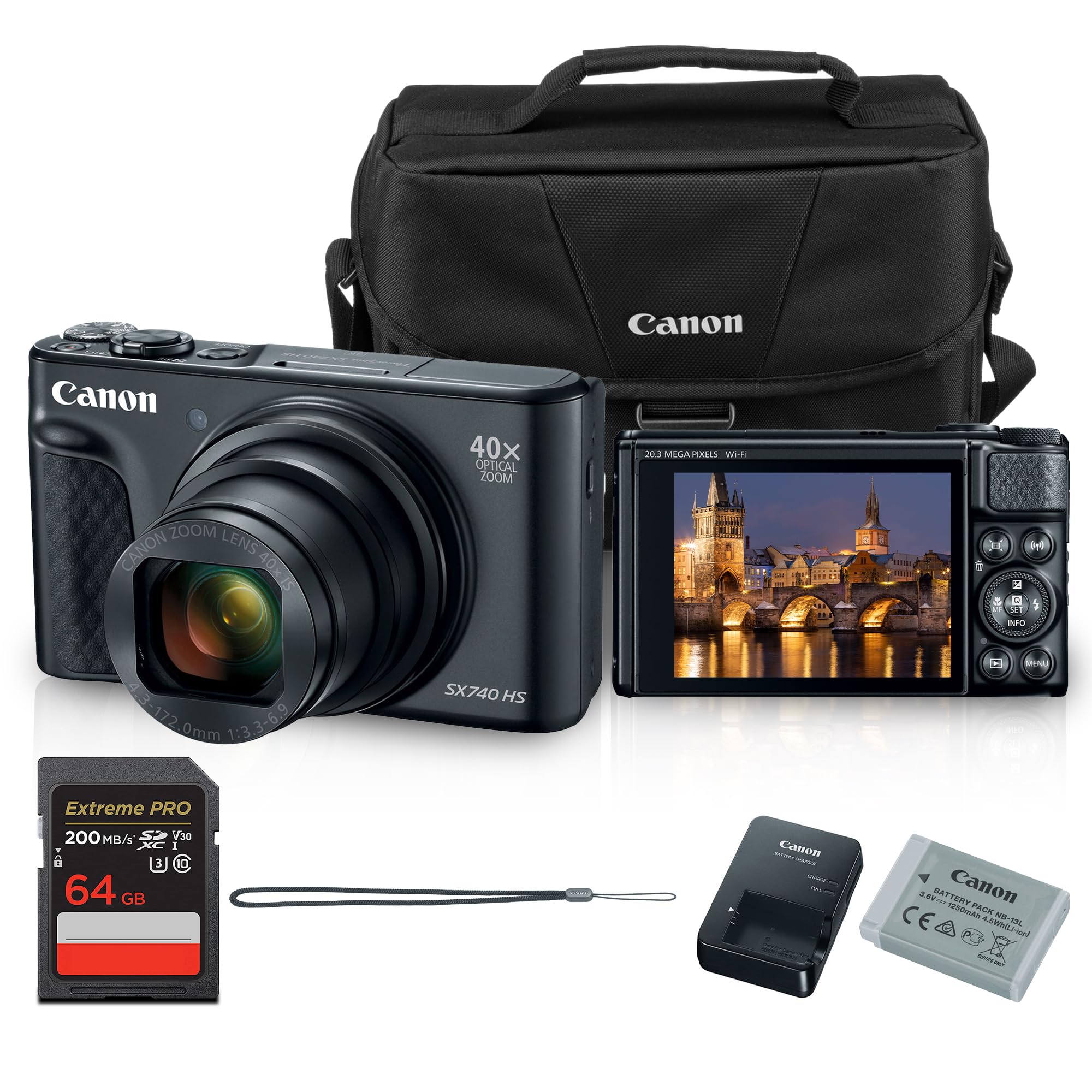 Amazon.com : Canon PowerShot SX740 HS Digital Camera | 20.3
