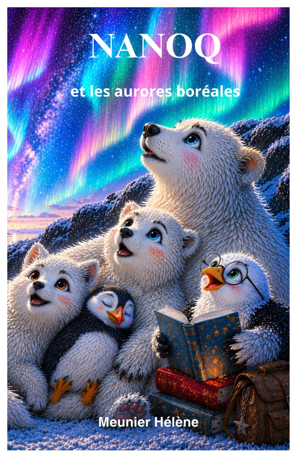 Nanoq et les aurores boréales