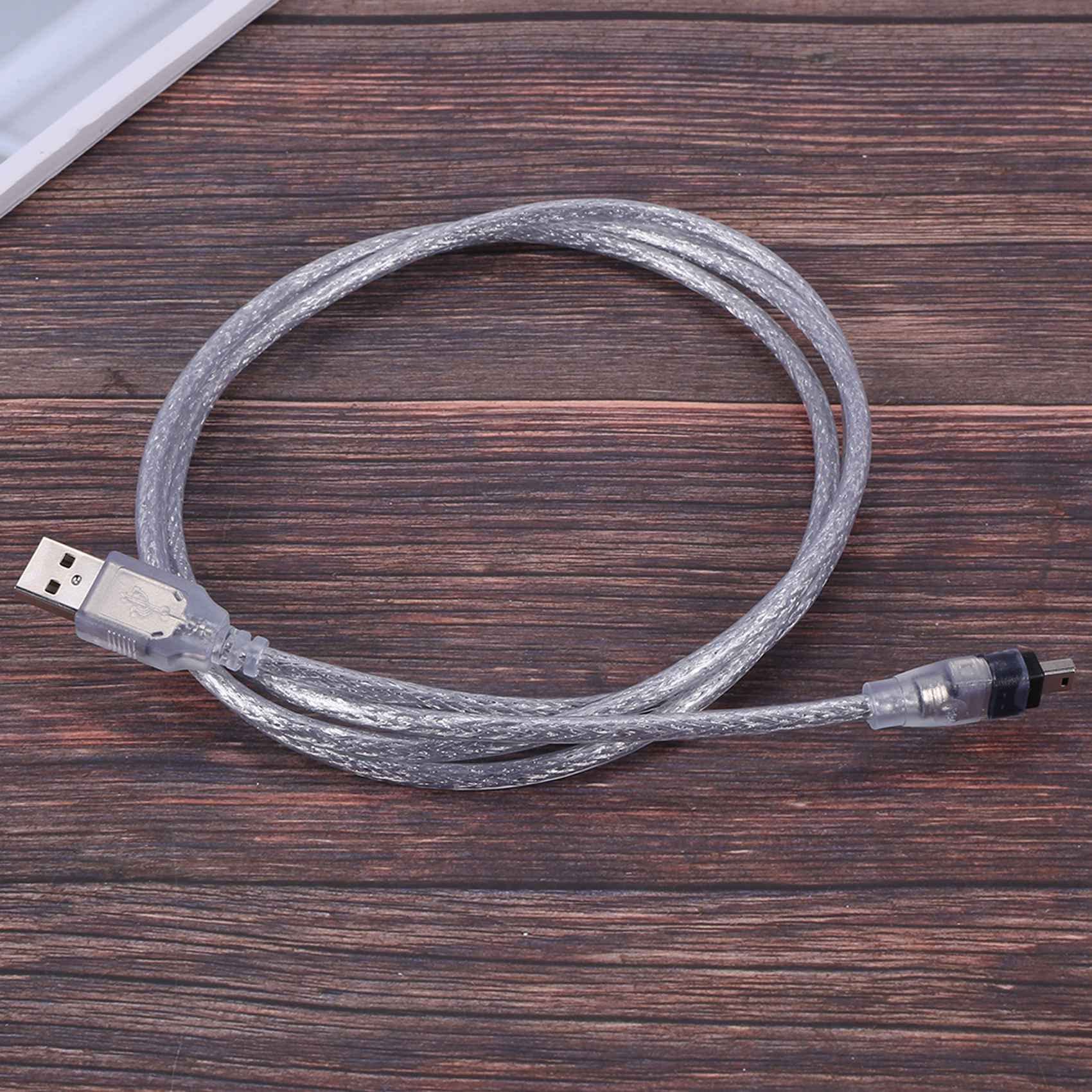 1.5M Convertitore Adattatore USB A IEEE 1394 4 Pin Firewire Per PC