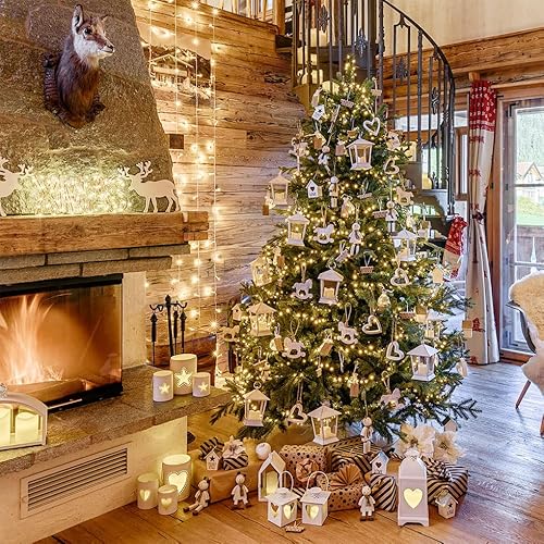 Gresonic 33Ft 100 Led String Lights Indoor Outdoor, Warm White Christmas Lights Clear Wire, 8 Modes Waterproof Twinkle Fairy String Lights Plug In For Tree Room Bedroom Wedding Decorations #TOP1