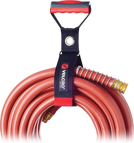 Miniatura 7 de VELCRO Brand VEL-30897-USA - Correa de transporte resistente con mango que soporta 100 libras, almacenamiento de manguera de jardín, transporte o