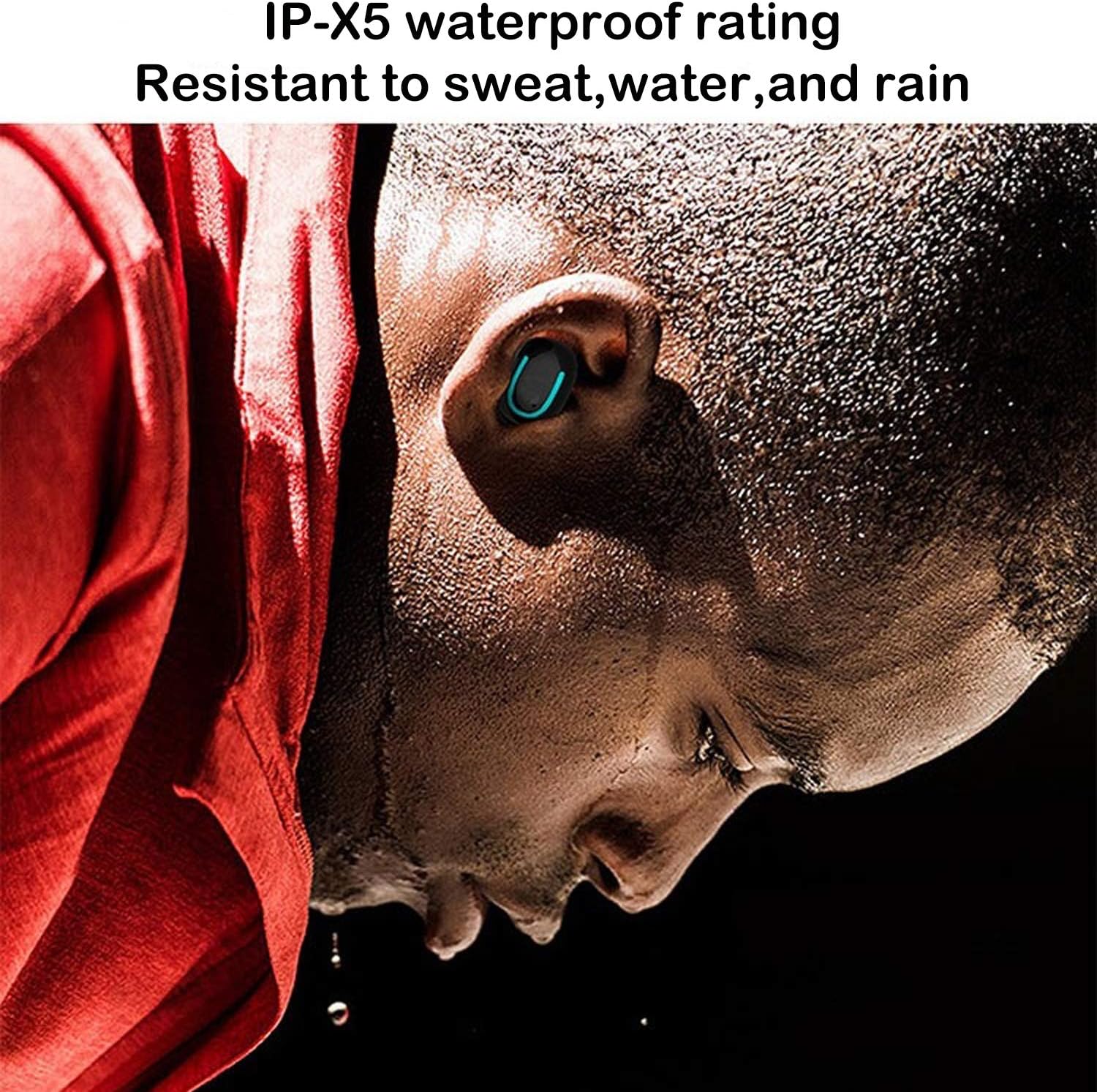 Crazy Deals True Wireless Earbuds Bluetooth 5.0 Headphones Noise Cancelling with Charging Case HiFi Stereo Earbuds Built-in Mic IPX5 Waterproof in-Ear Headphones for Apple/iPhone/Android/Samsung/Sports Ear Buds