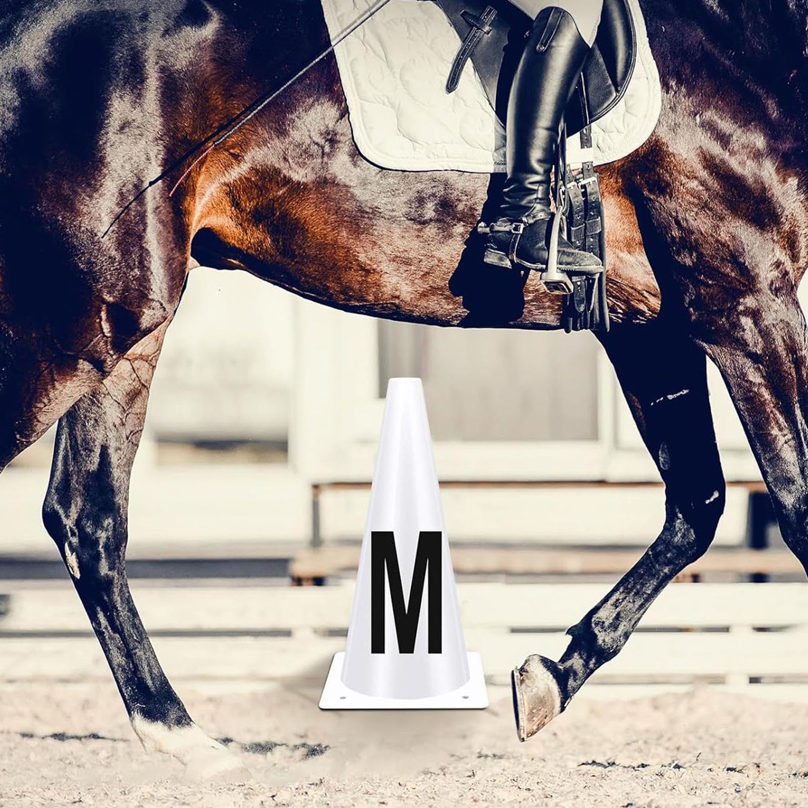 Generico Coni Per Addestramento Forniture Equestri | Segnalini Dressage Con Lettere Per Addestratori Organizzatori Gare Lavoro A Terra Affondo Cavaletti Lavoro Con Pali Esercizi