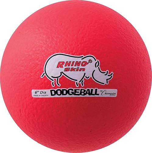 Vista 29 de Champion Sports Rhino Skin - Juegos de bolas de dodgeball de rebote bajo y individuales para juegos de juegos infantiles, PE, patio trasero y liga