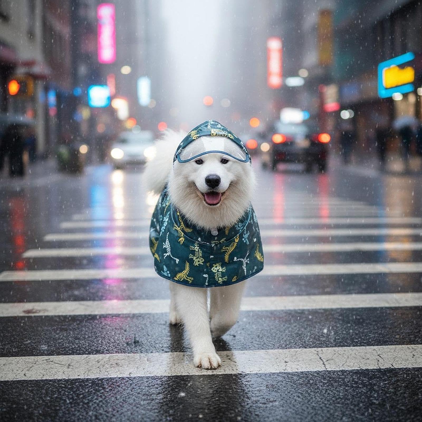 Poncho Impermeable para Perros con Capucha, Material Ligero, Diseño Ajustable, Capucha Transparente, Ideal para Paseos en Días de Lluvia, 4XL