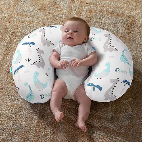 Miniatura 5 de BROLEX Fundas de almohada de lactancia para bebés paquete de 2 fundas suaves para almohadas de lactancia materna, tela cómoda, se adapta a almohadas