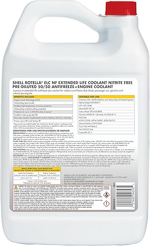 Miniatura 12 de Shell Rotella ELC Anticongelante + refrigerante, vida prolongada, 1 US GAL/3.785L