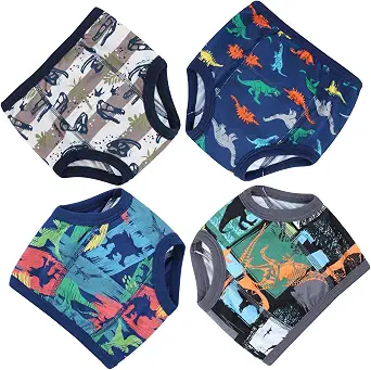  Cotton Training Underwear for Boys and Girs 2T-6T,4pk