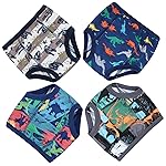 MooMoo Baby Training Underwear 4 Packs Absorbent Toddler Potty Training Pants for Boys and Girls-Cotton Animal Print 2T